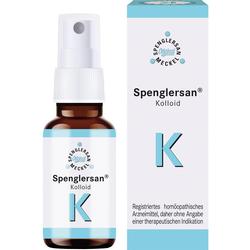 Braunes Fläschchen mit Sprühkopf und weiß-blauer Verpackung daneben.