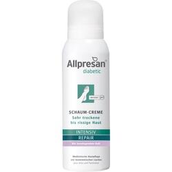 Eine weiße Dose mit Schaum-Creme für sehr trockene bis rissige Haut.